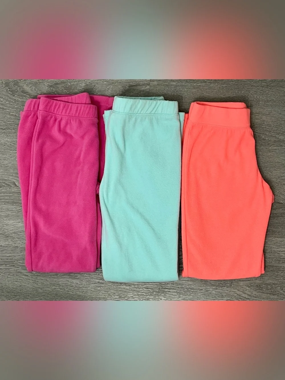 X3 The Children's Place Fleece Sweatpants Girls Large 10-12